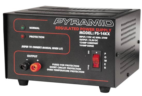 PS14KX Pyramid 12 Amp 12 Volt Power Supply