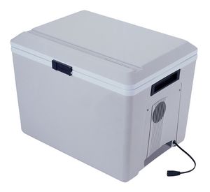 Koolatron - Fun Kool 26-Quart 12V Portable Cooler - Gray/Red