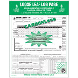 612-MP-25, 612-MP-50, 612-MP-100 J.J. Keller 5-In-1 Duplicate Loose Leaf Carbonless Driver's Daily Log Sheets