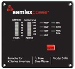 S-R6-12 Samlex America Remote Control