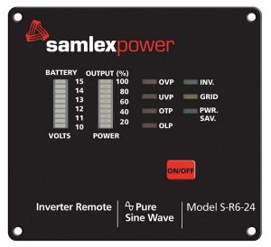 S-R6-24 Samlex America Remote Control