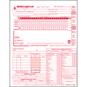612-MP-25, 612-MP-50, 612-MP-100 J.J. Keller 5-In-1 Duplicate Loose Leaf Carbonless Driver's Daily Log Sheets - Image 2