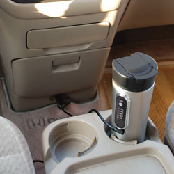RP0719 Road Pro 12 Volt 15 ounce Premium Heated Travel Mug - Image 2