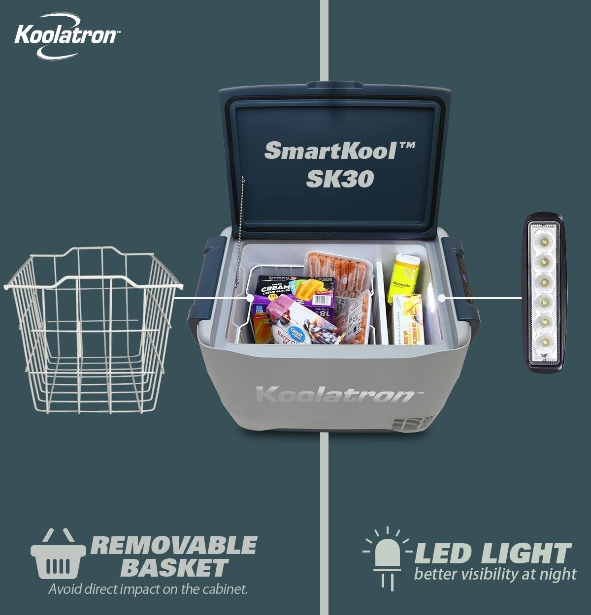 SmartKool SK40 AC/DC Bluetooth Enabled Cooler Freezer - Image 8
