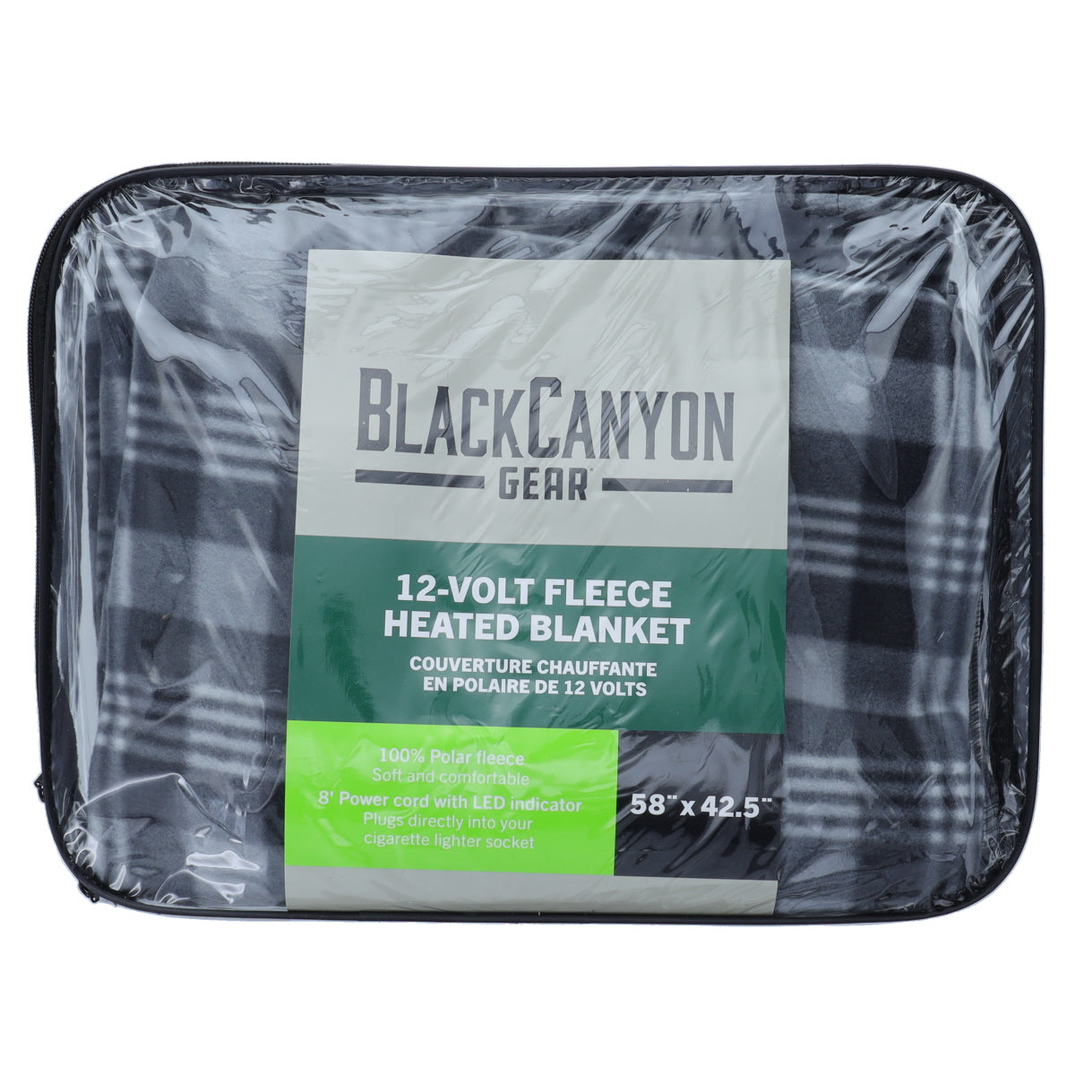 BCG811 Black Canyon Gear 12 Volt Fleece Heated Blanket - Image 3