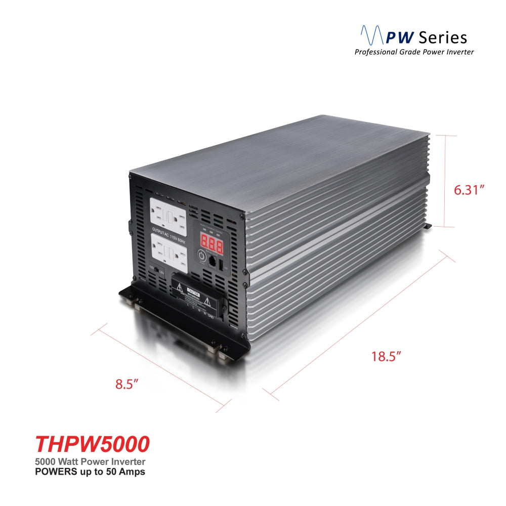 Thor THPW5000 5000 Watt Pure Sine Wave Inverter - Image 6