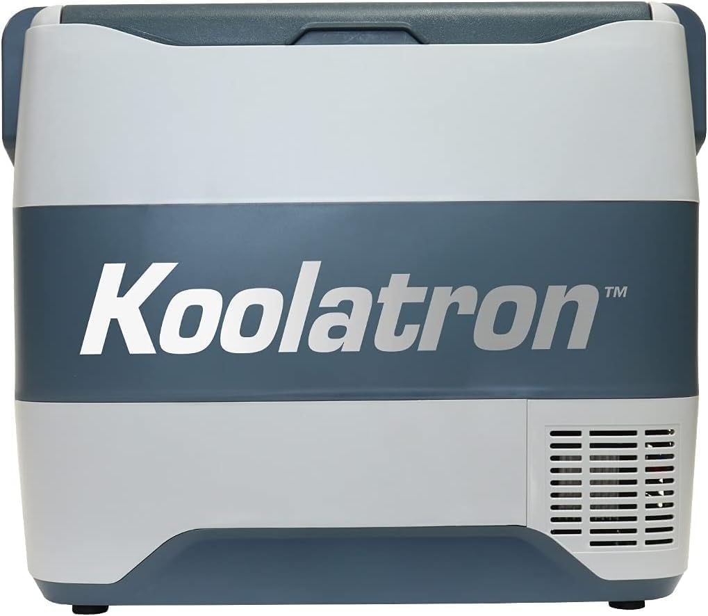 Koolatron Portable Cooler - Electric Smart Fridge/Freezer For Car, Camping, Travel, 12 V Hard Sided Refrigerator For Vehicle, Boat, Truck, Warming & Cooling, Cools Drinks,Food For Road Trip, 54 qt