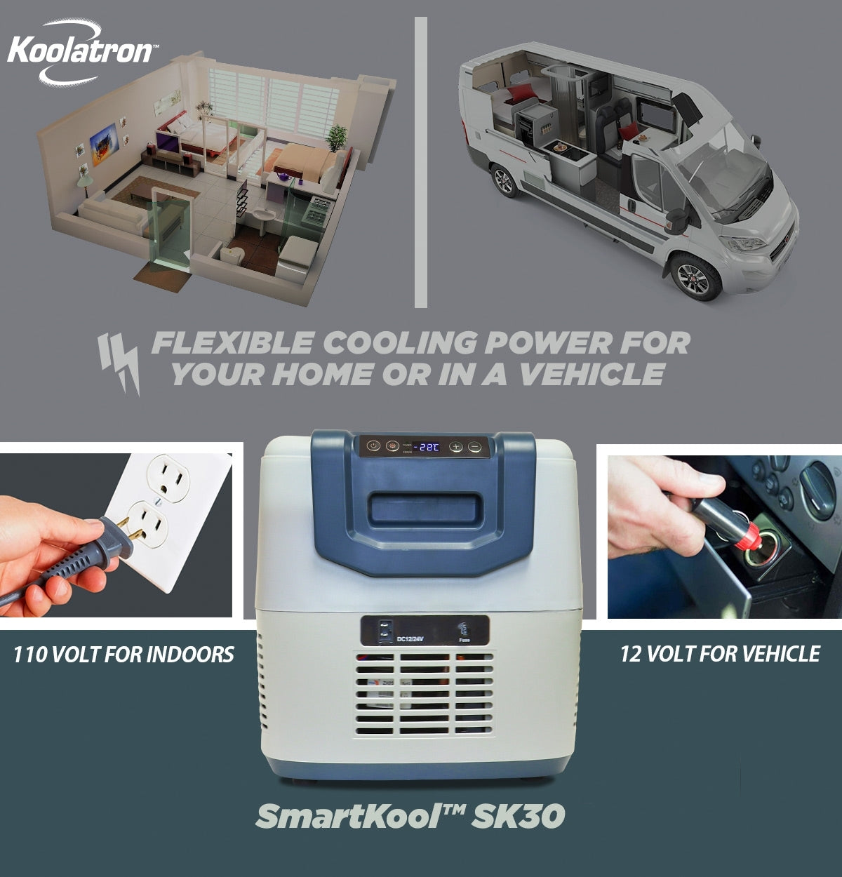 SmartKool SK40 AC/DC Bluetooth Enabled Cooler Freezer - Image 4